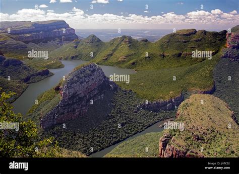 Landscape Blyde River And Reservoir Blyde River Canyon Mpumalanga South