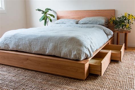 Minimalist Bed Bed Frame With Drawers Bedroom Bed Design