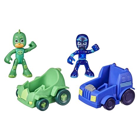 Buy Pj S Gekko Vs Night Ninja Battle Racers Preschool Toy Vehicle And