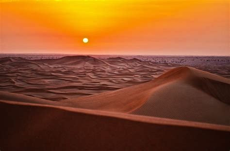 Desert Sunset Most Beautiful Picture