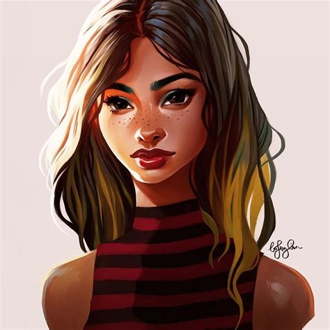 Give That Girl A Name She Will Thank You For It Digitalart Digital Portrait Art Portrait
