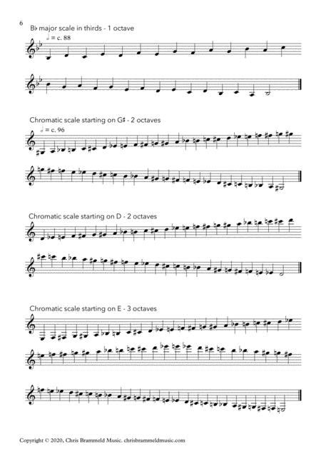 Clarinet Scales And Arpeggios For Abrsm Grades 6 8 Music Sheet Download