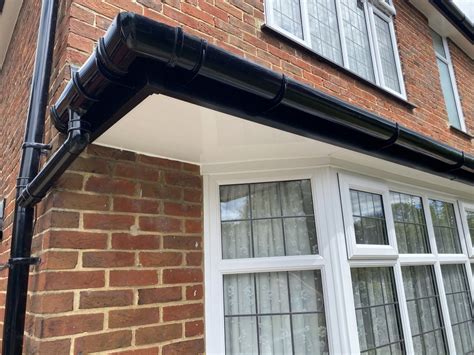 Its purpose is the protect the eaves and provide a clean look in high wind climates, the soffit protects the houses from having winds blow water into the home. Installation of Black UPVC Fascias & White Soffits with ...