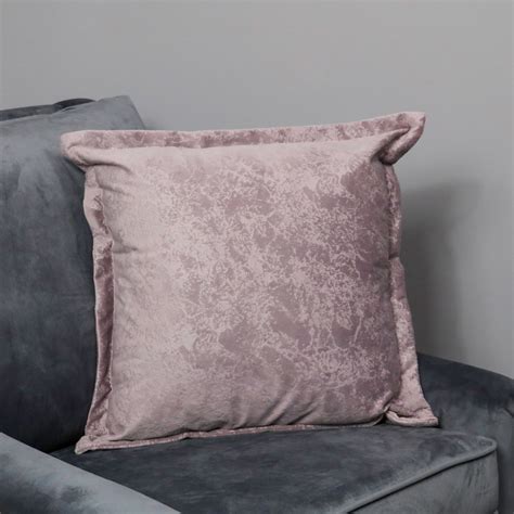 Pink Crushed Velvet Cushion Cover Inner Home Home Accessories