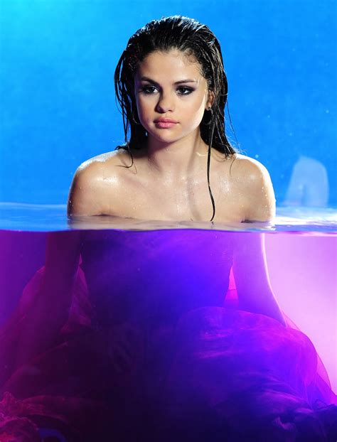 Temorika Selena Gomez All Wet In Fragrance Photoshoot In Hollywood