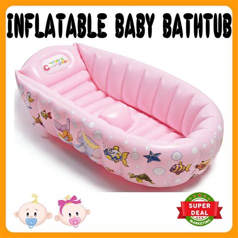 Available in 2 different colors: Extra Thick Inflatable Baby Bathtub (end 8/15/2020 5:15 PM)
