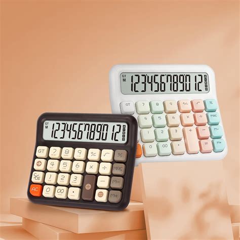 Pendancy Calculadoras De Escritorio De 12 Dígitos Bonita Calculadora