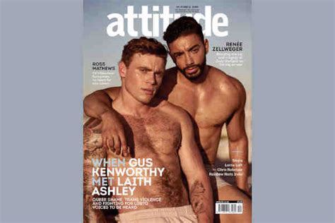 Gus Kenworthy Laith Ashley Cover LGBT Glossy Attitude On Top Magazine LGBT News