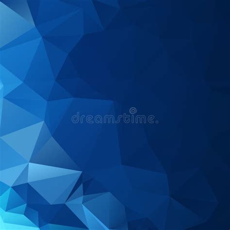 Abstract Blue Polygon Texture Stock Vector Illustration Of Background