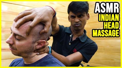 Head Massage With Long Arms Treatment Asmr Indian Barber Youtube