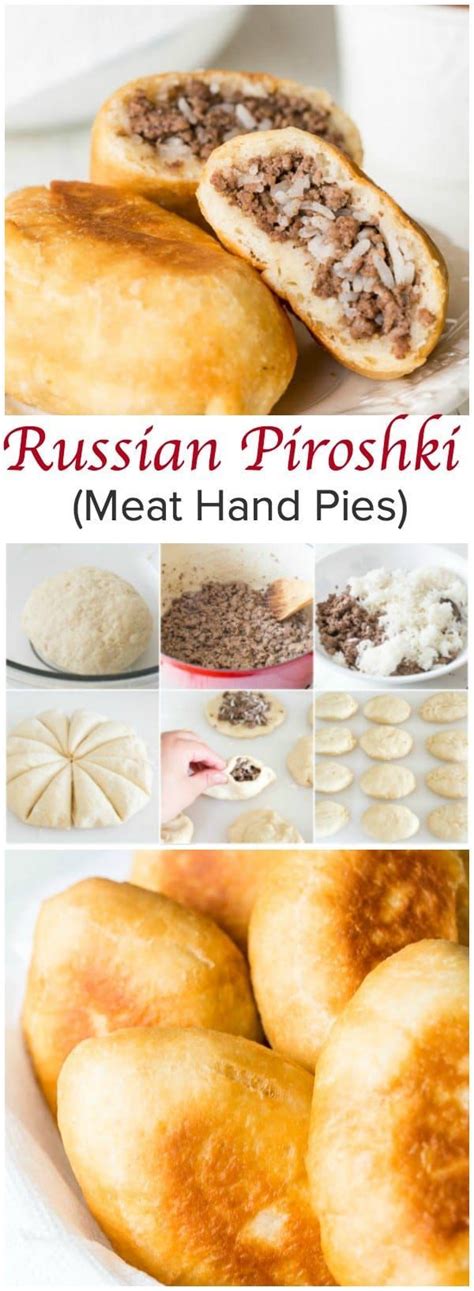 Russian Piroshki Meat Hand Pies Recipe Russian Recipes Recipes Food