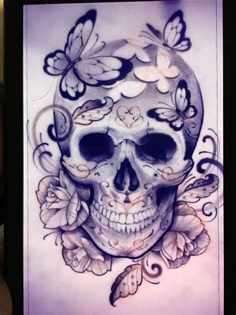 Pin By Amylyn Carter Besse On Tattoos Feminine Skull Tattoos Picture
