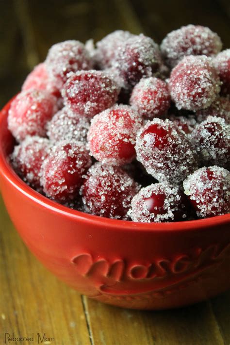 Sugar Covered Cranberries Recipe