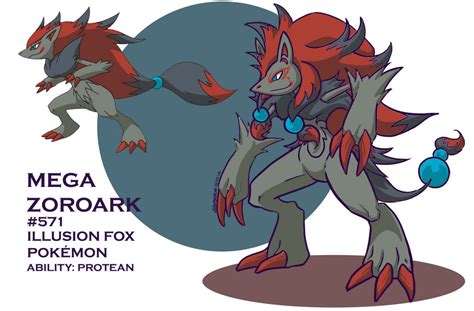 Mega Zoroark By Letsongakemi On Deviantart