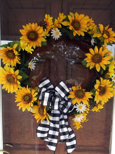 Diy Sunflower Wreath Diy Ideas