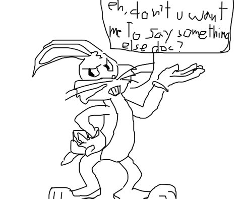 Bugs Bunny Gets Really Tired Of Catch Phrase Drawception