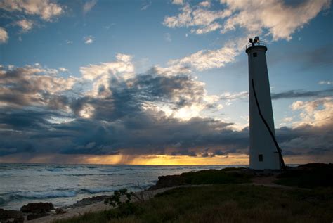 Lighthouse Sunset While In Hawaii For The Weekend We Went Flickr