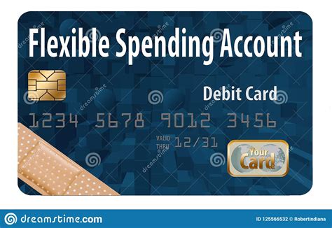 Employer saves 7.65% on every employee dollar contribution. FSA Debit Card. This Is A Flexible Spending Account Debit Card With A Band Aid Design. Stock ...