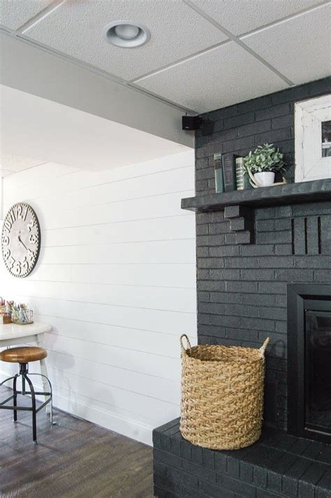 Iron Ore By Sherwin Williams Grey Painted Fireplace Grey Painted Brick