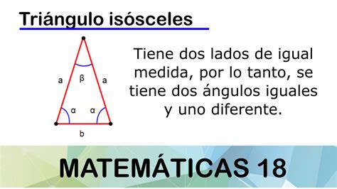 Triángulo isósceles Triangulo isosceles Triangulos Lecciones de