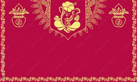 Indian Wedding Invitation Card Background For Marriage Card