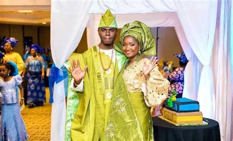 Complete Nigerian Wedding Couples Attire Bride Groom Ph