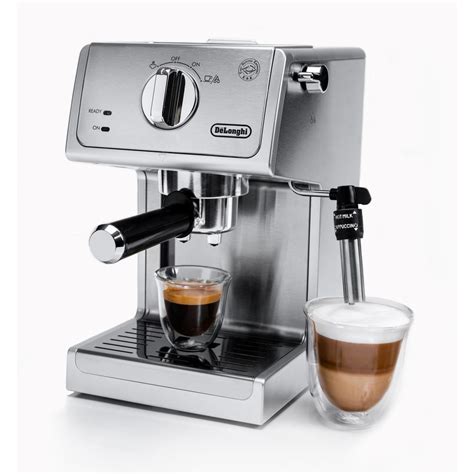 Delonghi 15 Bar Pump Espresso And Cappuccino Machine In Stainless Steel