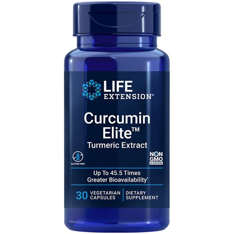 Curcumin Elite Turmeric Extract 30 Caps Life Extension Australia