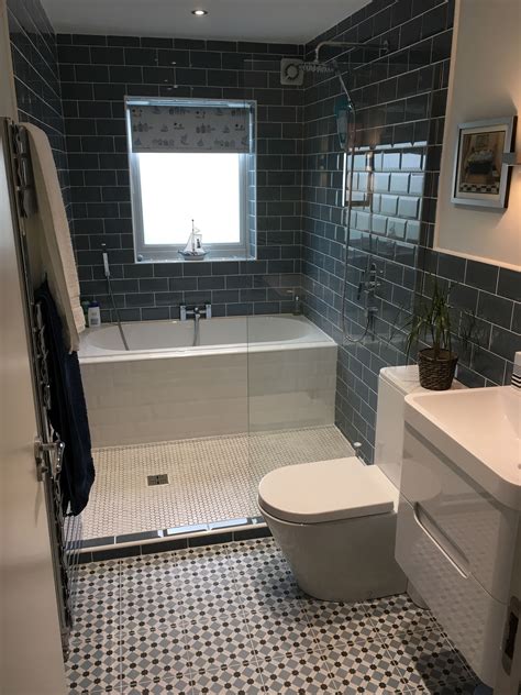 Look At The Great Use Of Space With A Bath And A Shower In