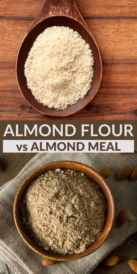 Almond Meal Vs Almond Flour Whats The Difference Low Carb Yum