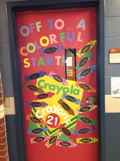 Classroom Door For Beginning Of The Year Kindergarten Classroom Door