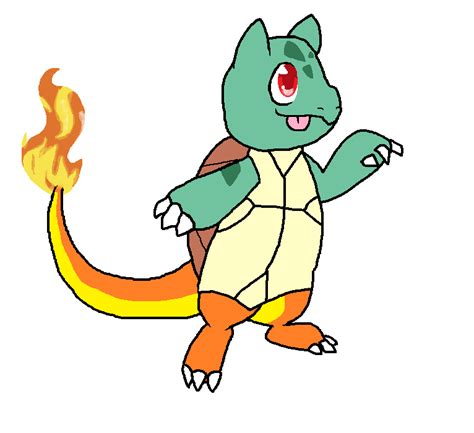 Charmander Bulbasaur And Squirtle Fusion By Pikachu0313 On Deviantart