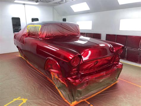 Candy Apple Tri Coat Paint Job On 55 Hardtop By Metalworks Chevy Tri
