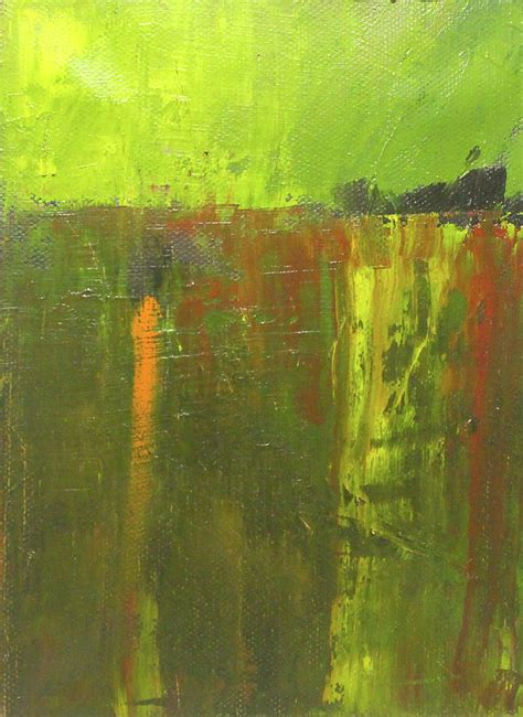 Green Horizon Painting By Nancy Merkle Fine Art America