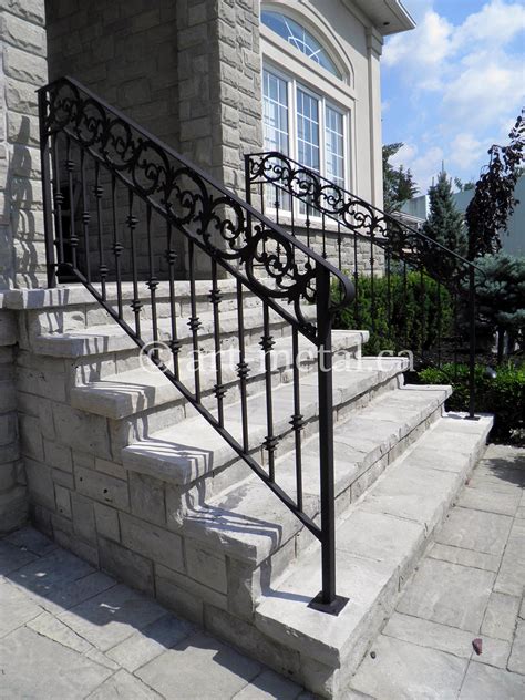 Our handrail kits make installing outdoor stair railing quick and easy. Exterior Railings & Handrails for Stairs, Porches, Decks
