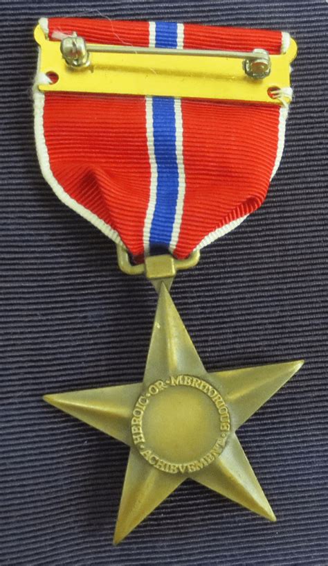 Us Bronze Star Medal Battleground Antiques