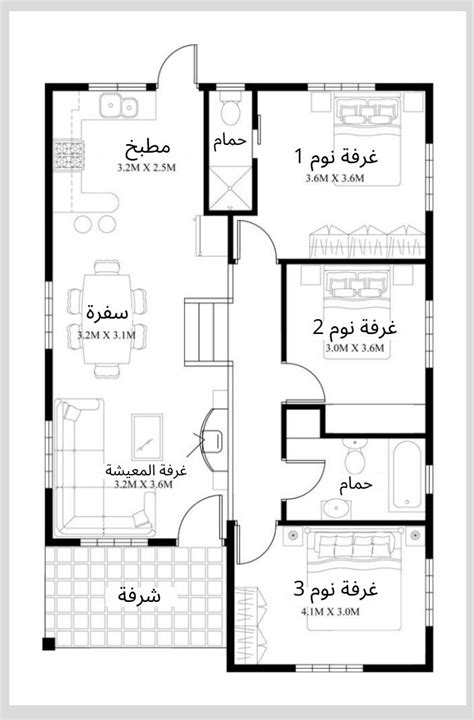 خريطة شقة