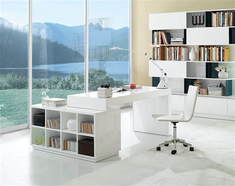 S005 Modern Office Desk White High Gloss Available For