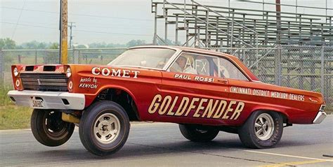 Vintage Drag Racing Afx Mercury Comet Goldfender Oldschoolnhra