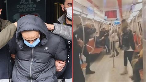 Kadıköy Tavşantepe metrosunda Senanur Damgacı ya bıçak çekip tehdit ve