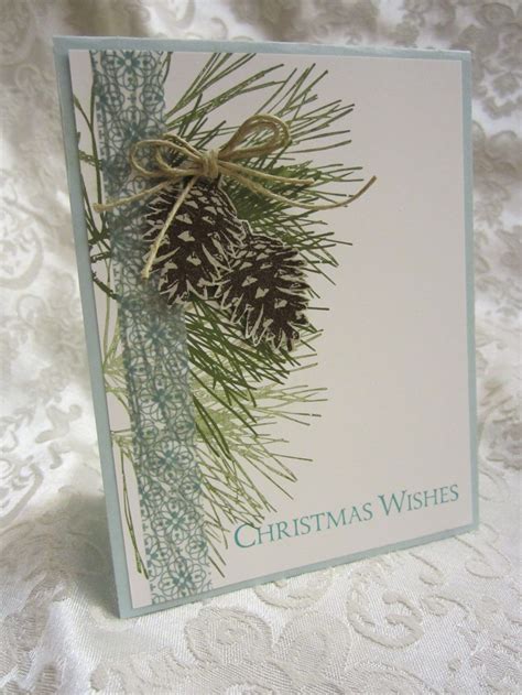Ornamental Pine Lynn Dunn Homemade Christmas Cards Easy Christmas