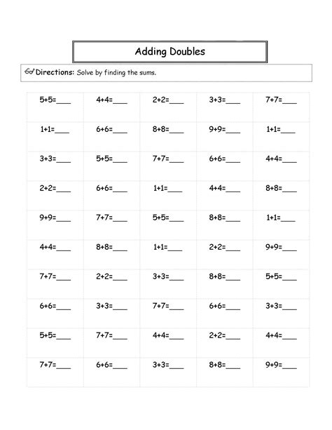 Fun Free Math Worksheets For 2nd Grade