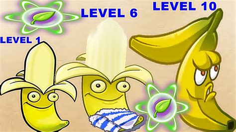 Banana Launcher Pvz2 Level 1 6 Max Level In Plants Vs Zombies 2
