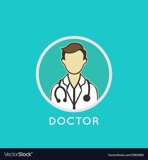 Doctor Logo Icon Design Royalty Free Vector Image