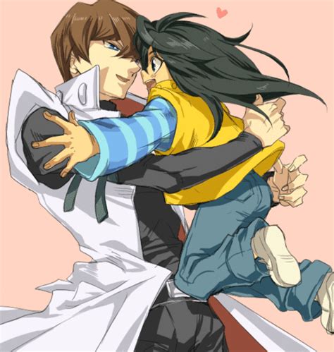 Kaiba Brothers Seto And Mokuba Character Art Yugioh Anime