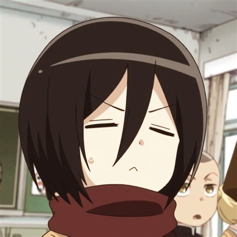ʂɧıŋɠɛƙı ŋơ ƙყơʝıŋ ıƈơŋʂ Mikasa Chibi Aesthetic Anime Mikasa