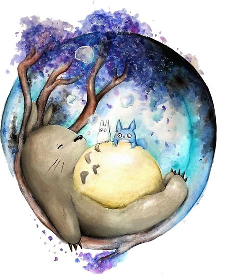 Totoro Sleeping By Madeleinekdewbe Totoro Imagenes Arte De Studio