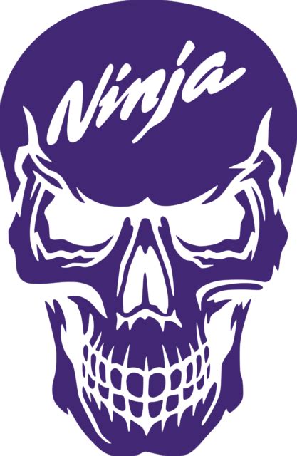 Kawasaki Ninja Logo Skull Decal Buy 2 Get 1 Free Just Put 3 Into Cart