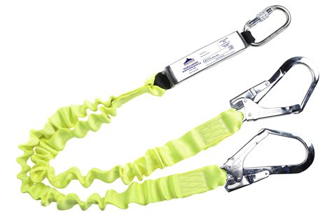 Northrock Safety Double Elasticated Lanyard With Shock Absorber Singapore
