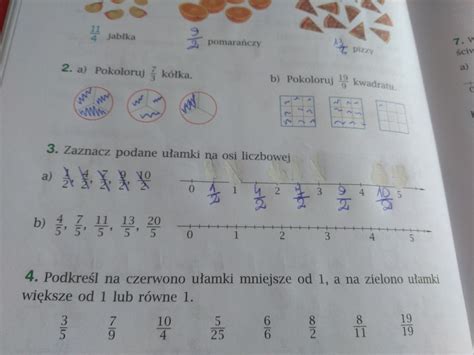 Zaznacz Na Osi Liczbowej Klasa 5 Zad 2 Str 3 - Zaznacz podane ułamki na osi liczbowej. Zad.3, str.66 - Brainly.pl